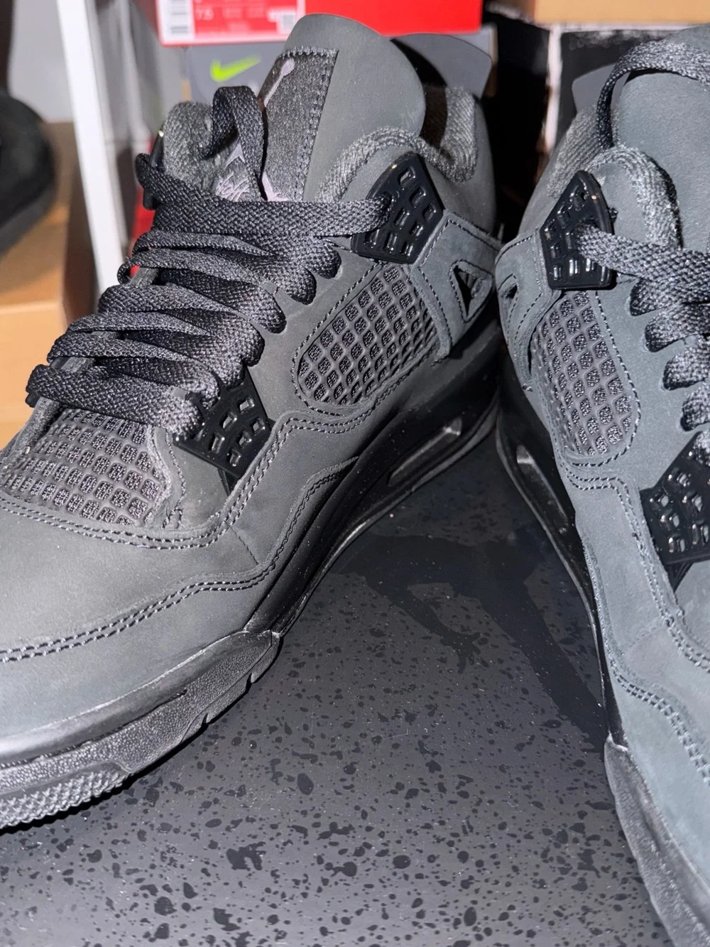 Jordan Men's All-Black Retro 4s